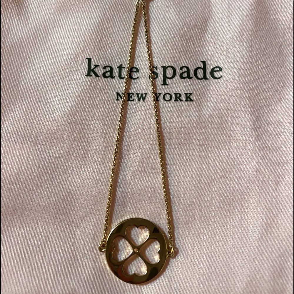 Kate Spade gold bracelet slider closer/adjustable
